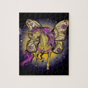 Puzzle Cheval Fairy Jaune Empereur Moth