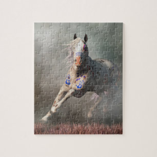 Puzzle Cheval guerrier d'Appaloosa