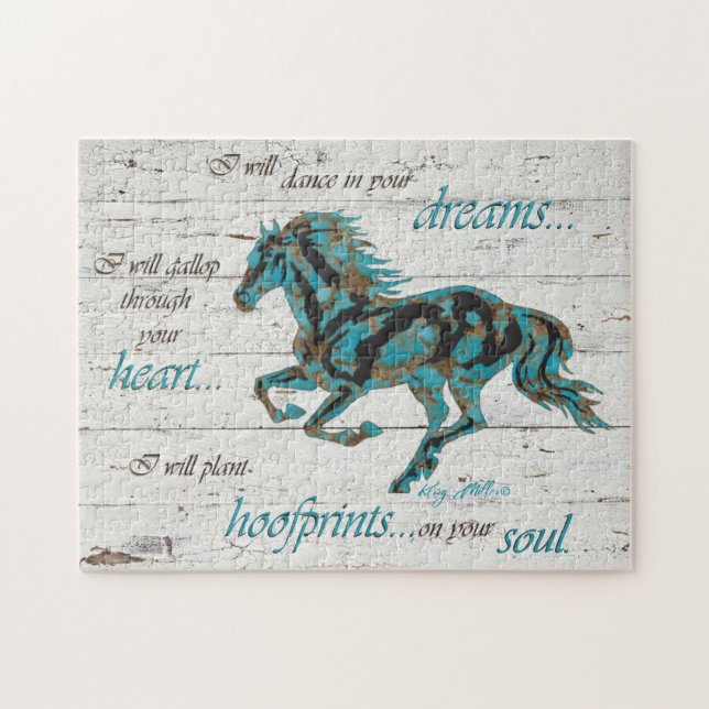 Puzzle Cheval inspirant (Horizontal)