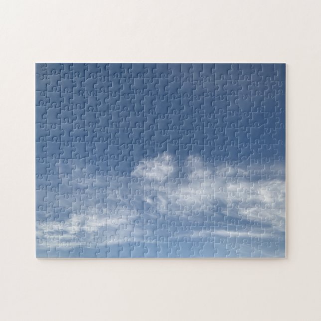 Puzzle Cheval nuages tête bleu ciel imagination (Horizontal)