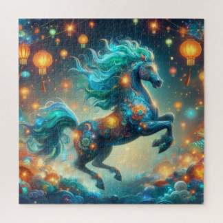 Puzzle Cheval sarcelle transformateur