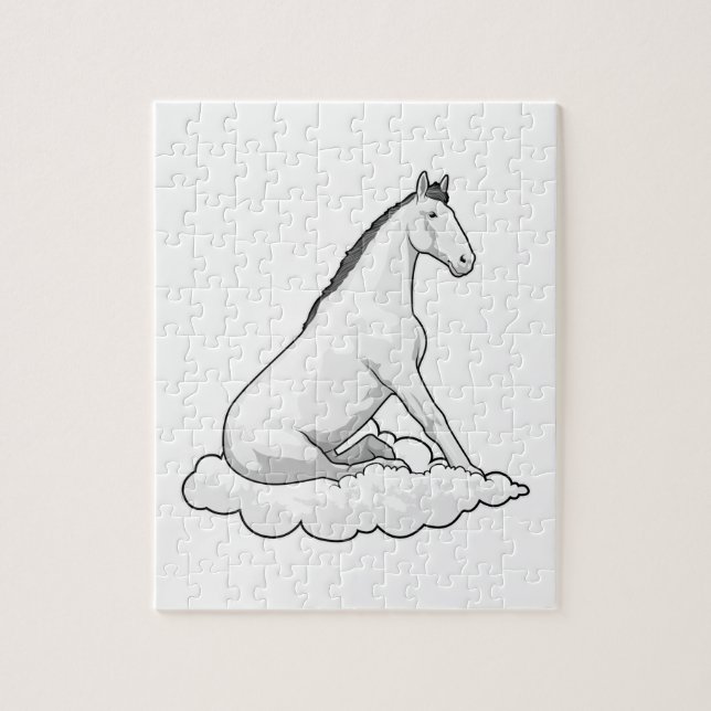 Puzzle Cheval sur nuage (Vertical)