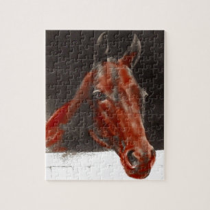 Puzzle cheval sympathique
