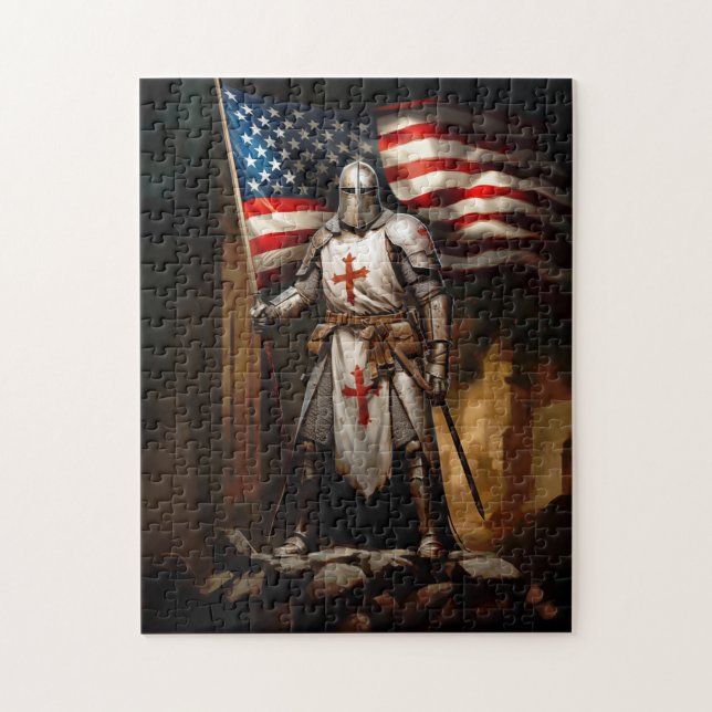 Puzzle Chevalier américain modèle (Vertical)