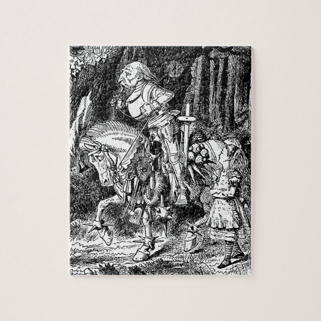 Puzzle Chevalier Blanc d'Alice au Pays des Merveilles Vin (Vertical)
