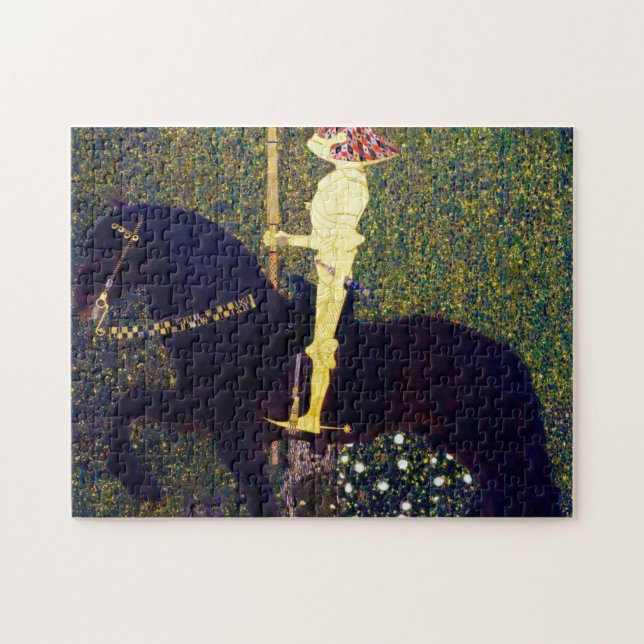 Puzzle Chevalier d'or, Gustav Klimt (Horizontal)