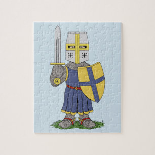Puzzle Chevalier médiéval mignon