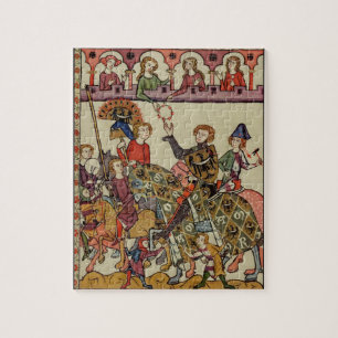 Puzzle Chevalier victorieux, XIVème siècle