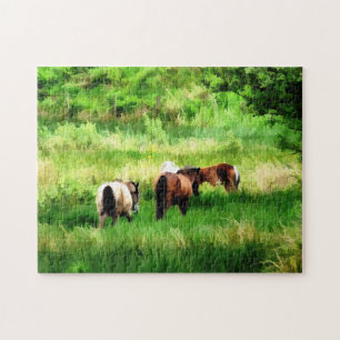 PUZZLE CHEVAUX