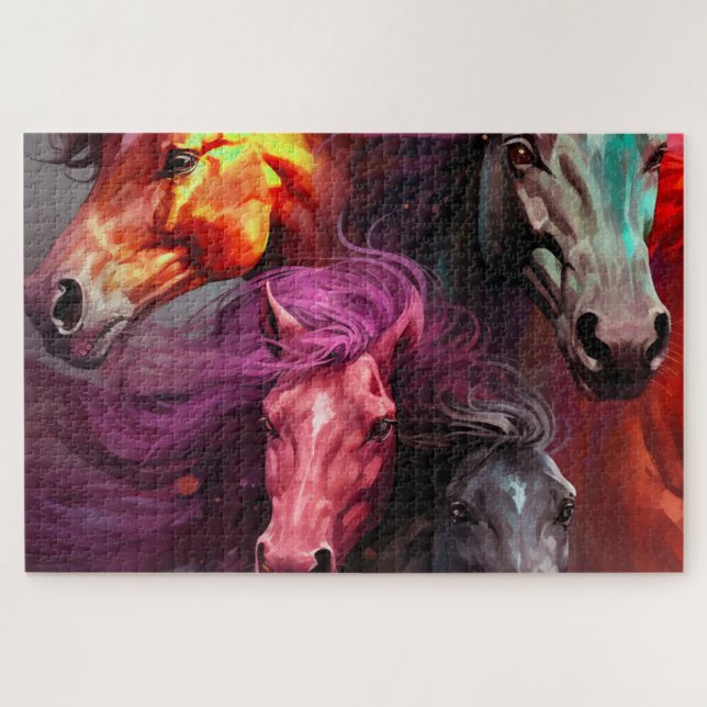 Puzzle Chevaux Ai (Horizontal)
