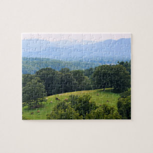 Puzzle Chevaux dans les montagnes Blue Ridge - 8x10 pouce