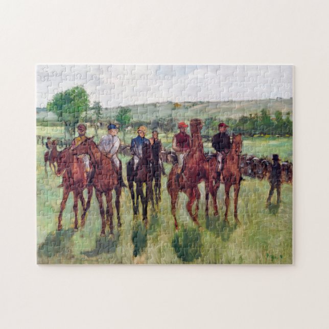 Puzzle Chevaux de course, Edgar Degas (Horizontal)