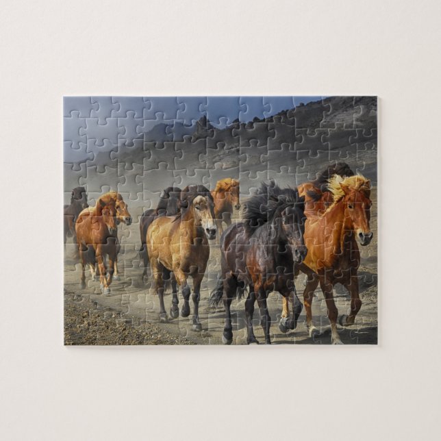 Puzzle Chevaux de se précipiter (Horizontal)