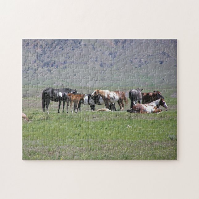 puzzle - Chevaux peints (Horizontal)