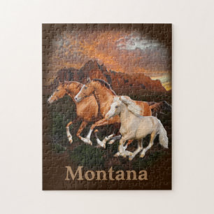 Puzzle Chevaux sauvages du Montana