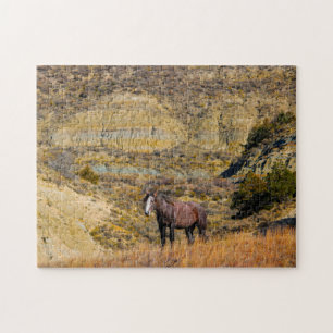 Puzzle Chevaux sauvages Mustang.