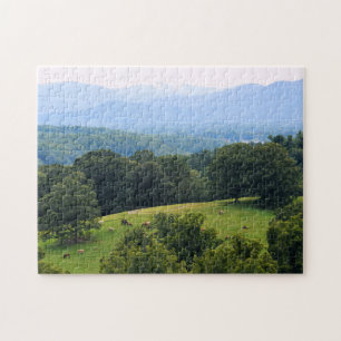 Puzzle Chevaux sur les Blue Ridge Mountains 11x14 pouces