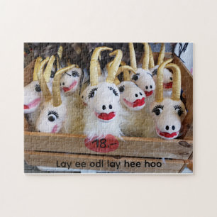 Puzzle Chevrier chante Lay ee odl lay hee hoo