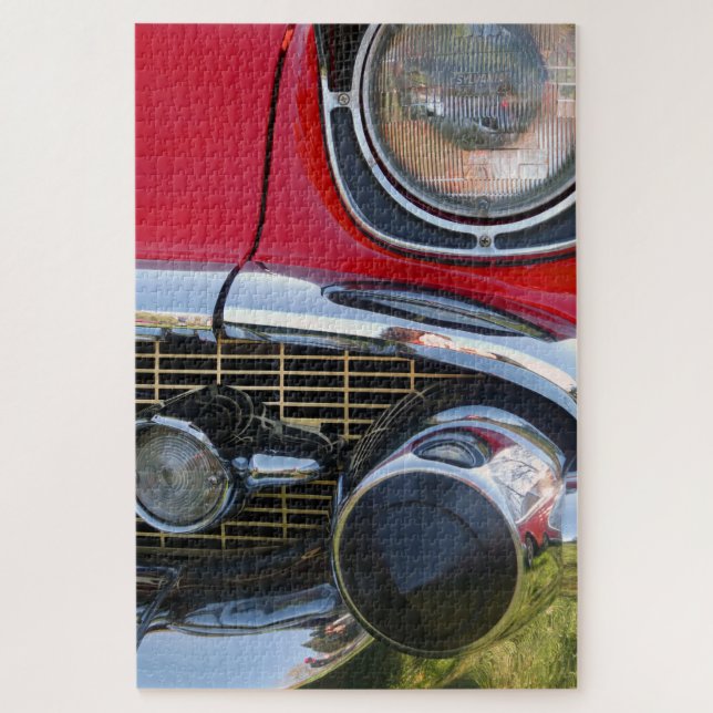 Puzzle Chevrolet Belair, 1957. (Vertical)