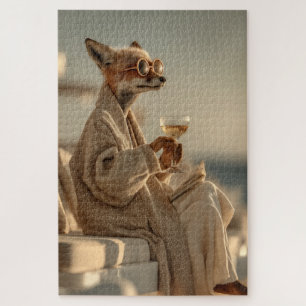 Puzzle Chic Fox Relaxant dans le style