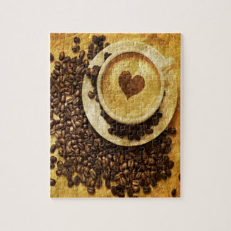 Puzzle Chic Java cappuccino Café Haricots Lover café