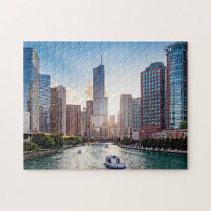 Puzzle Chicago Getaways City Midwest Chicago Skyline P