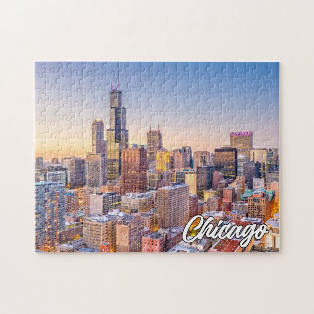 Puzzle Chicago, Illinois, États-Unis (Horizontal)
