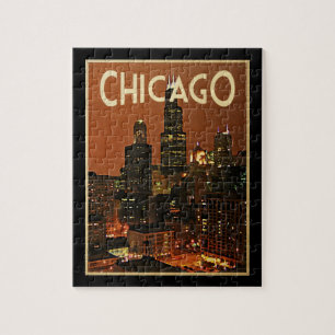 Puzzle Chicago La Nuit