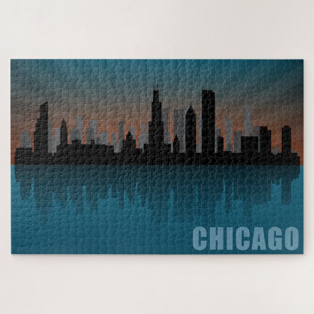 Puzzle Chicago Skyline (Horizontal)