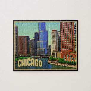 Puzzle Chicago Skyline