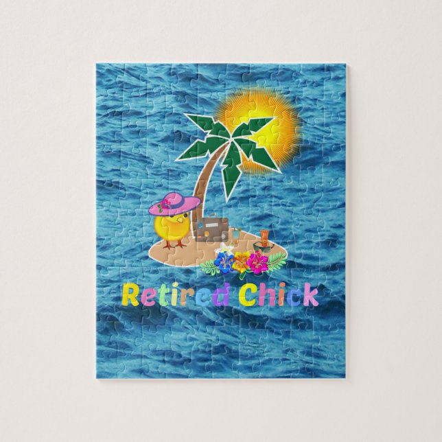 Puzzle Chick retraité...oh, si mignon (Vertical)