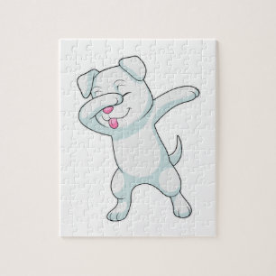 Puzzle Chien à Hip hop Dance Dab