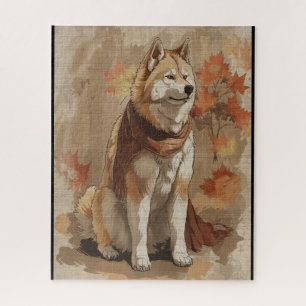 Puzzle Chien Akita américain de Fairy conte book 2