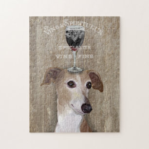 Puzzle Chien Au Vin Greyhound