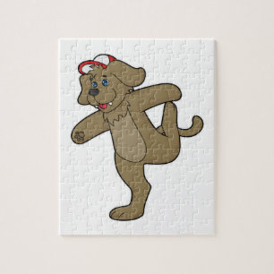 Puzzle Chien au Yoga Fitness