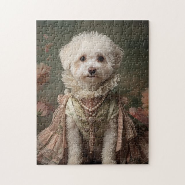 Puzzle chien bichon (Vertical)