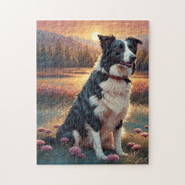 Puzzle Chien Border Collie (Vertical)
