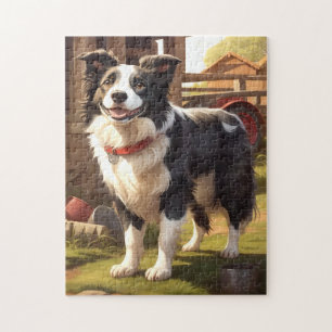 Puzzle Chien Border Collie
