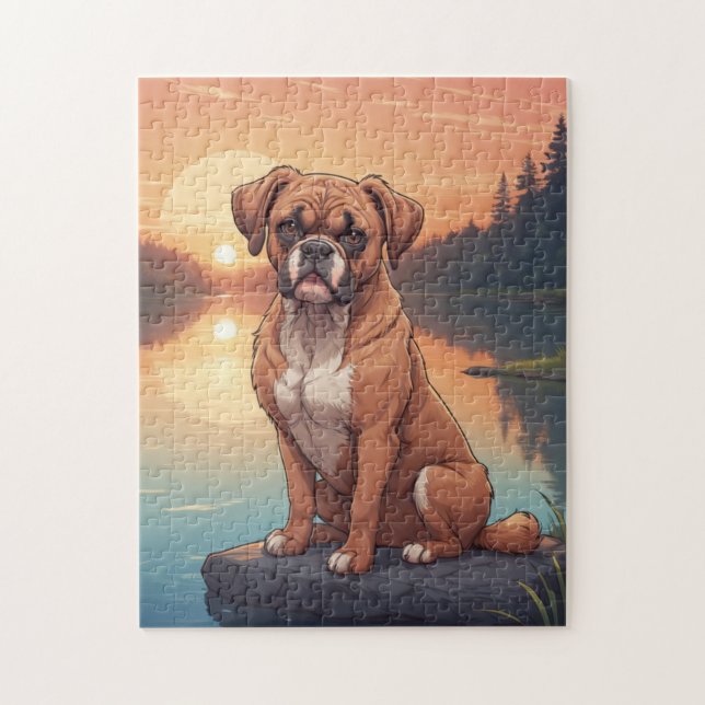 Puzzle Chien Boxer (Vertical)