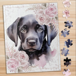 Puzzle Chien Chien Chien Chien Noir Labrador Rétriever