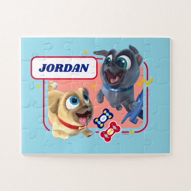 Puzzle Chien Chien Pal | Woofin' et Wheelin' (Horizontal)