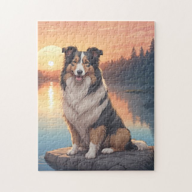 Puzzle chien colley (Vertical)