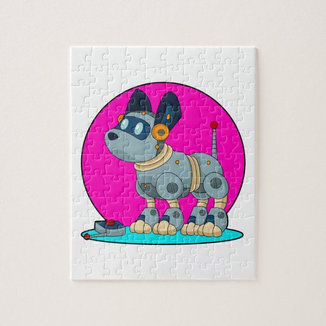Puzzle Chien comme robot (Vertical)