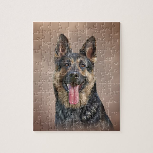 Puzzle Chien de berger allemand (Vertical)
