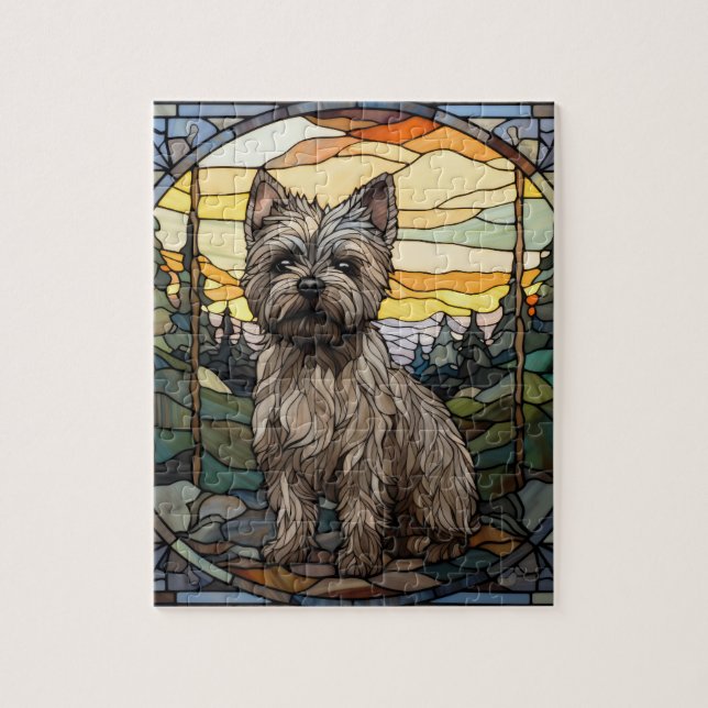 Puzzle Chien de Cairn Terrier (Vertical)