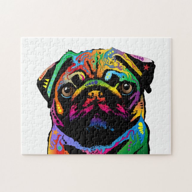 Puzzle Chien de carlin (Horizontal)