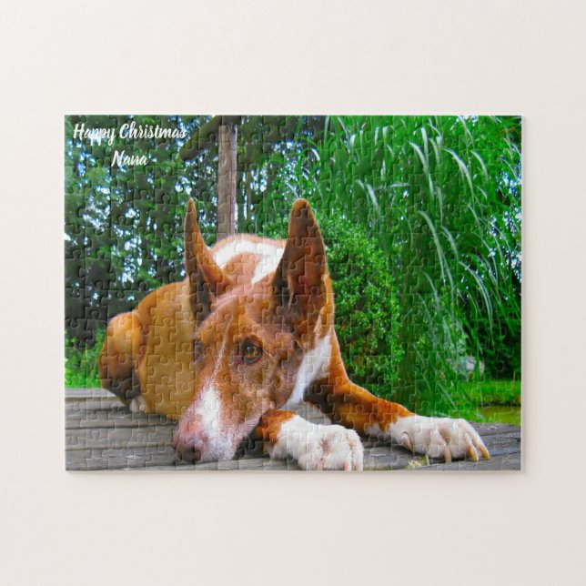 Puzzle Chien de chien Hound du pharaon. (Horizontal)