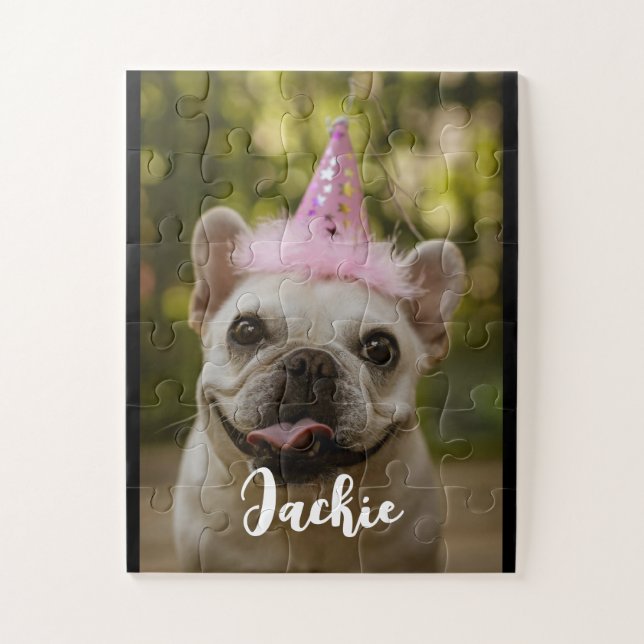 Puzzle Chien de compagnie personnalisé (Vertical)