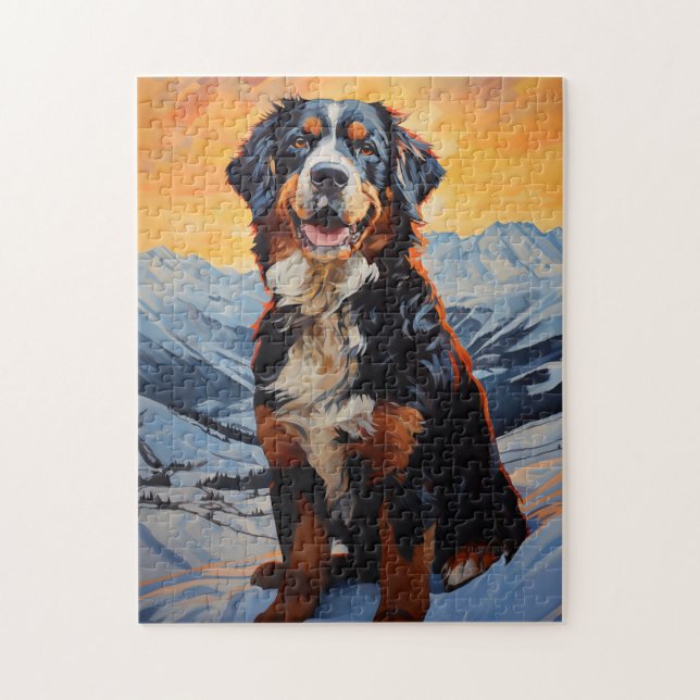 Puzzle Chien de montagne bernois (Vertical)