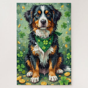 Puzzle Chien de montagne de Berne Saint-Patrick Chanceux